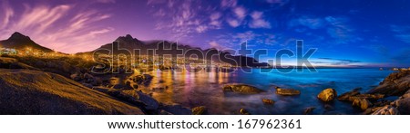 Cape Town's Table Mountain, Lions head & Twelve Apostles are popular hiking destinations for both locals and tourists all year round Royalty-Free Stock Photo #167962361