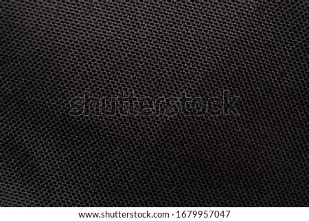 Black cloth. Background textile texture