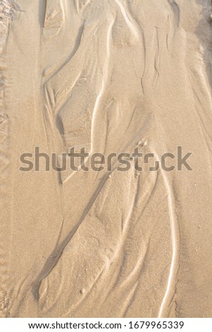 sand art natural pattern retreat of waves