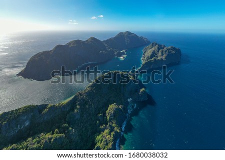 Philippine Islands, aerial drone photography.