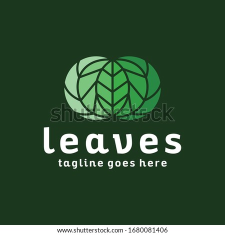 Leaves logo design vector template with Colorful Concept style. Leaf Symbol and modern icon for Company And Business.
