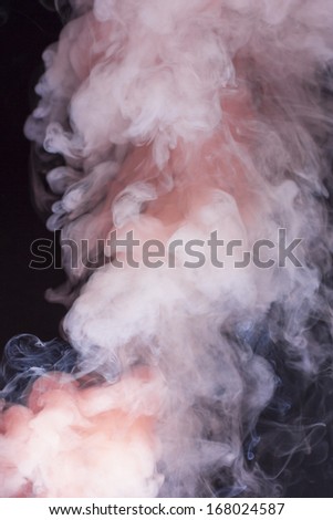 color smoke on  background