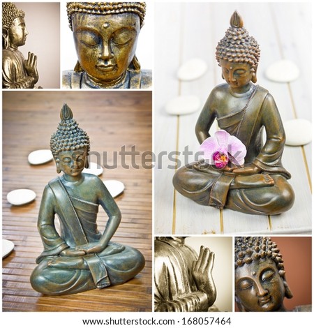 buddha collage