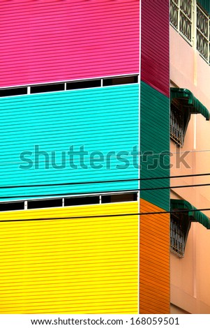 Colorful billboards 