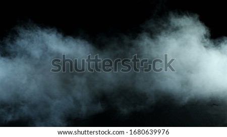 Realistic Clouds on black dark Background Overlay for different projects... You can work with the masks in any programs and get beautiful results!!! Royalty-Free Stock Photo #1680639976