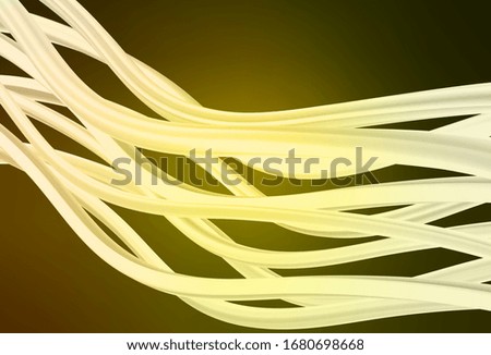 Dark Green, Yellow vector glossy abstract backdrop. Abstract colorful illustration with gradient. New style design for your brand book.