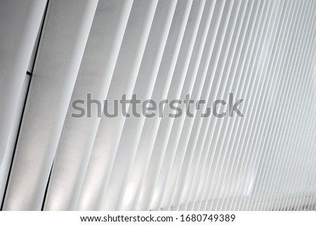 Abstract lines on architecture modern