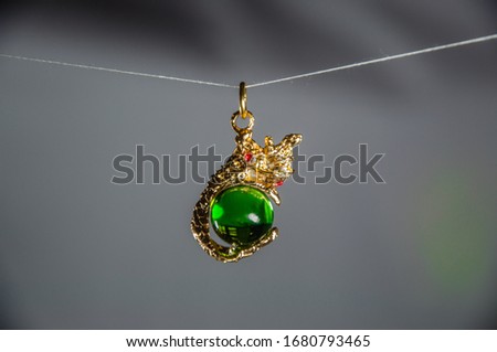 Necklaces and pendants hanging ornaments, fashion, beautiful and just lucky