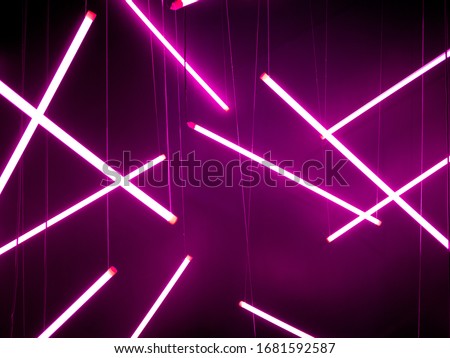 lighting neons purple pink color Royalty-Free Stock Photo #1681592587