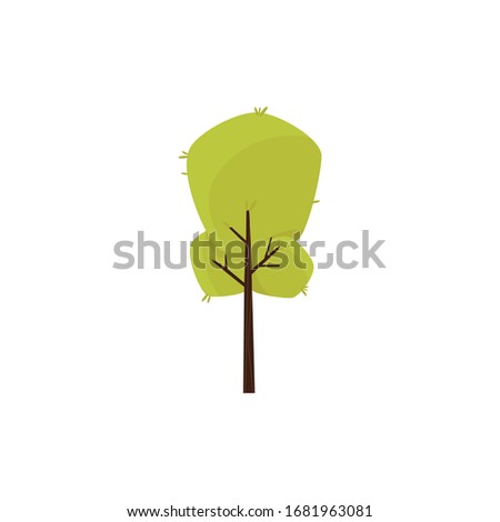 Isolated tree icon over a white background - VEcto