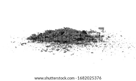 Ash isolated on white background. Royalty-Free Stock Photo #1682025376