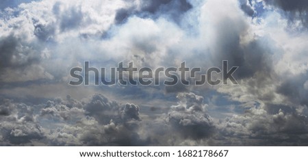 Old film effect. Cloudy cloudy sky. High resolution. Detailed background.      