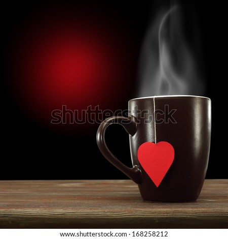 brown big mug of love 