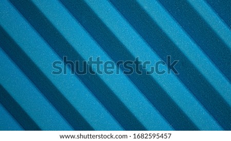 Diagonal blue acoustic foam texture