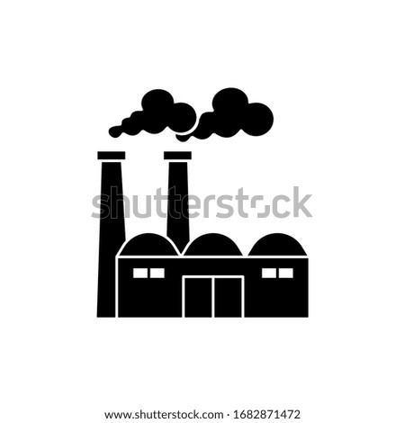 Factory industrial icon vector logo