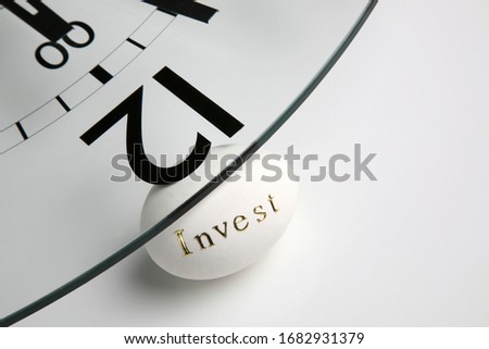 Retirement nest eggs with clock, representing time is running out.