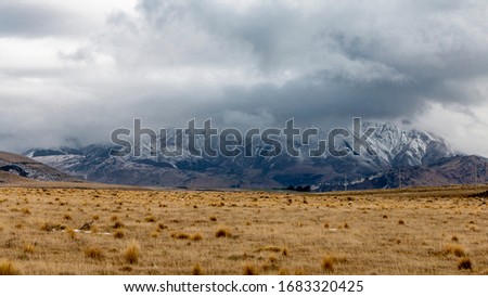 New Zealand mountains. Landscape photography