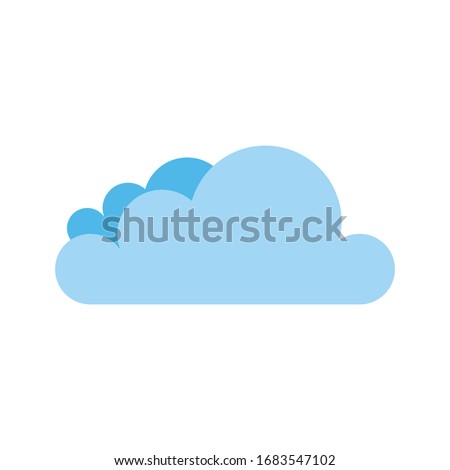 Cloud Icon for Graphic Design Projects Royalty-Free Stock Photo #1683547102