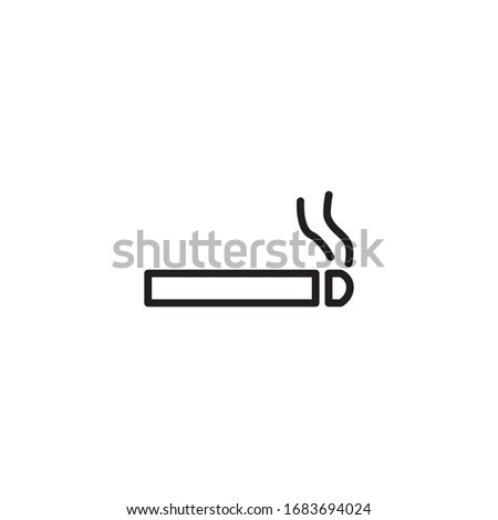 Smoking Icon vector Design Template