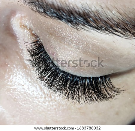 lash extensions,macro , close up,long lashes