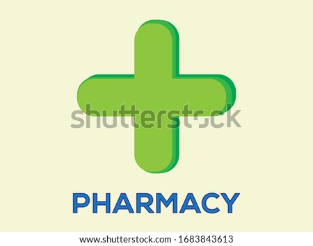 colorful pharmacy cross logo design