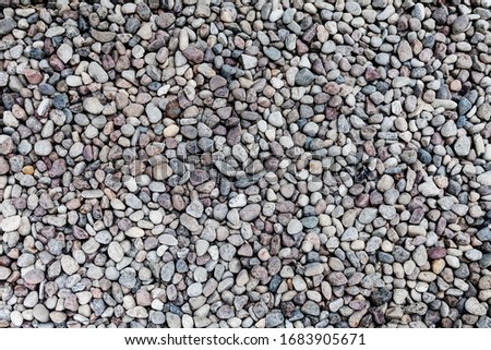 pebbles on the beach, gray