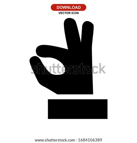 okay icon or logo isolated sign symbol vector illustration - high quality black style vector icons
