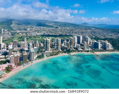 Aerial Photo of Honolulu Hawaii