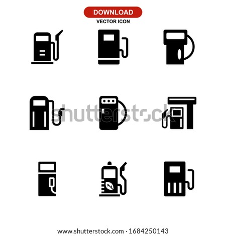 fuel icon or logo isolated sign symbol vector illustration - Collection of high quality black style vector icons

