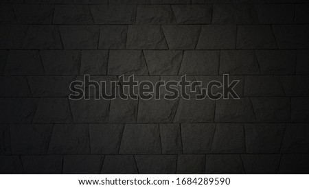 Rock wall in dim light