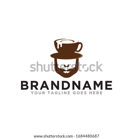 Coffee logo icon vector. Cafe logo design on trendy logo. Modern design coffee shop logo template.