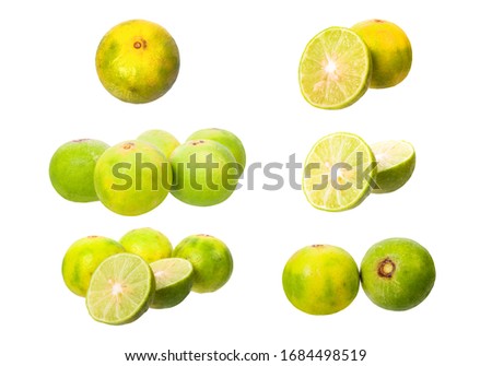 lemon fruit isolated on white background 