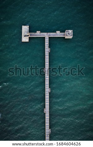Black Sea Bringe Bourgas Aerial Photography Topdown