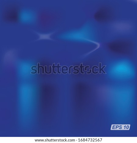Abstract blue blur vector background.