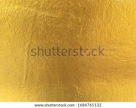 Golden color surface wall texture background