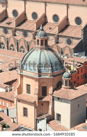 Bologna, Italy, view from the Tower of Asinelli