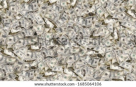 American one hundred dollar bills background Royalty-Free Stock Photo #1685064106