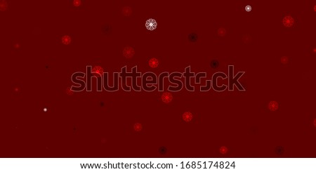 Light Red vector natural backdrop with flowers. Modern design with gradient Flowers on abstract background. Pattern for women day promotion.