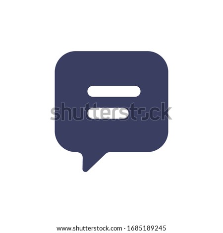 Speech Bubble Icon for Graphic Design Projects Royalty-Free Stock Photo #1685189245