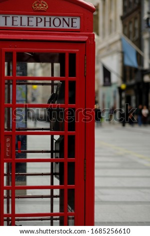 London's famous red telephone booths