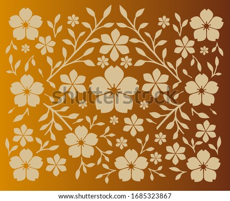 flower pattern in vector
