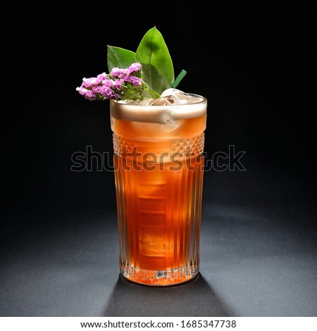
Alcohol cocktail for a bar