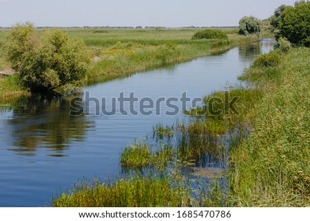 Tourists visiting the Danube Delta delta and its beauty