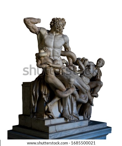 Laocoon and his sons is a sculpture group in the Vatican Museum 