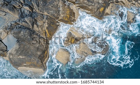 Vacation holiday recreation concept. Top view aerial photo from flying drone of islands, ocean turquoise water. vacation concept.