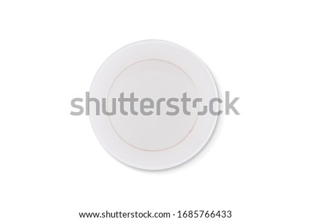 white craft Paper cup isolated on white background