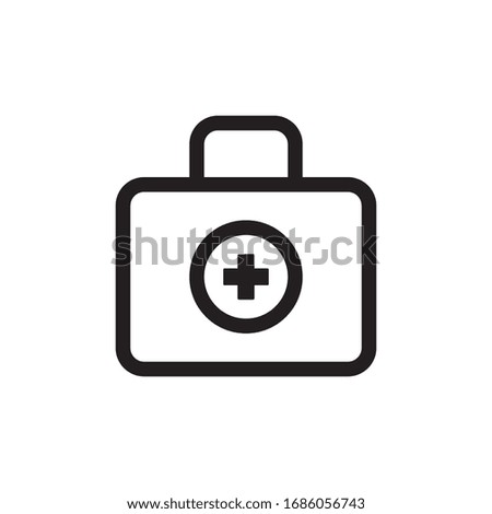 First Aid Box Icon In Trendy  Design Vector Eps 10