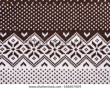 Wool muffler texture photographing close-up.