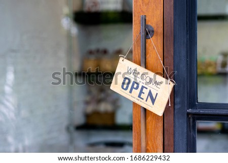 We are open, please come in.