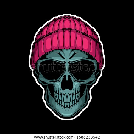classic skull vector for commercial use